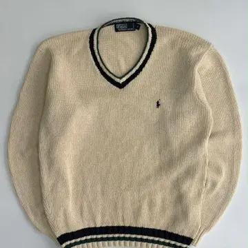 [M] Polo Ralph Lauren V-neck cotton knit 3