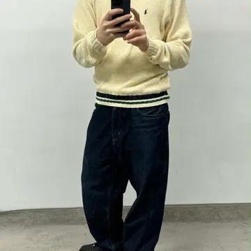 [M] Polo Ralph Lauren V-neck cotton knit 2