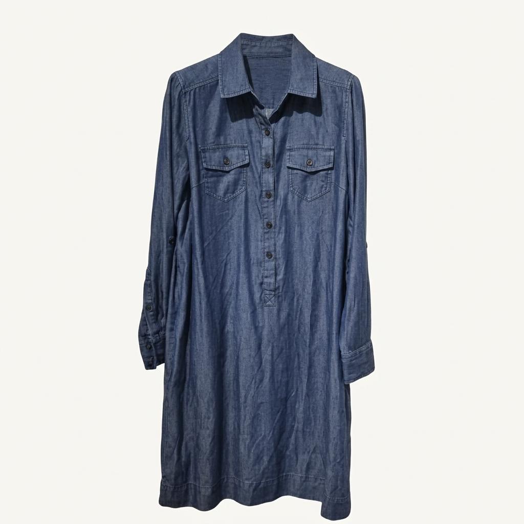 BCBG 데님 셔츠 원피스 1