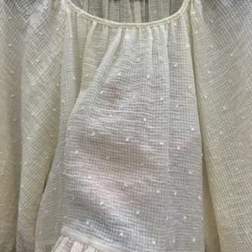 자라 zara 셔링 아이보리 블라우스 6