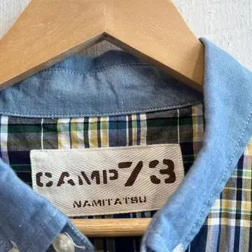 camp73 빈티지 체크 반팔 셔츠 5
