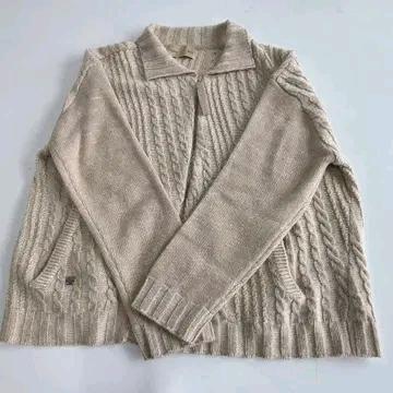 마뗑킴 사선 케이블 니트 집업 F(M) 4