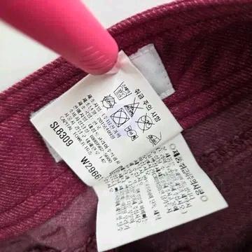 Munsingwear 데님팬츠 버건디 61 (M) 6