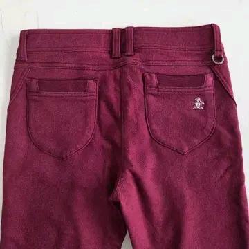 Munsingwear 데님팬츠 버건디 61 (M) 5