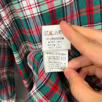 [L] 폴로 랄프로렌 90s 타탄체크 셔츠 8