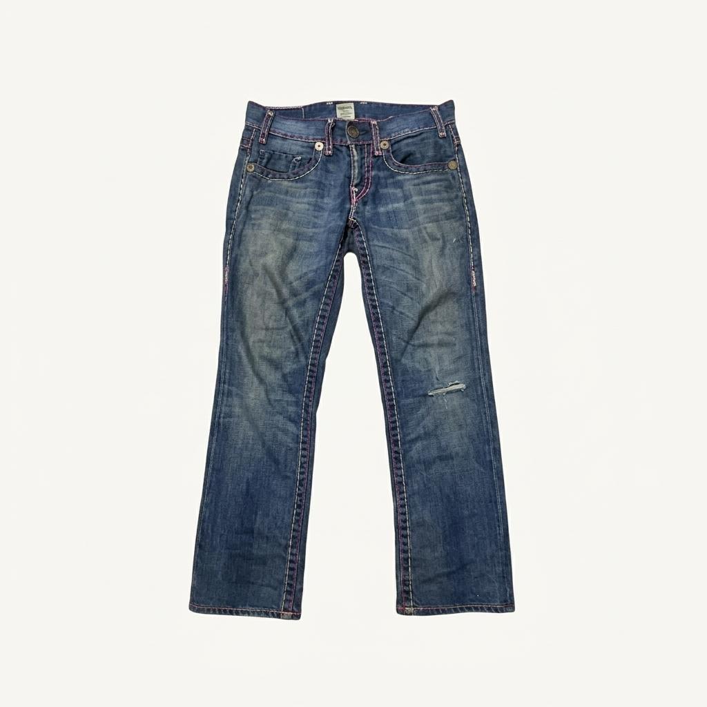 True Religion 트루릴리젼 USA 로건 슈퍼 t 부츠컷 데님 1