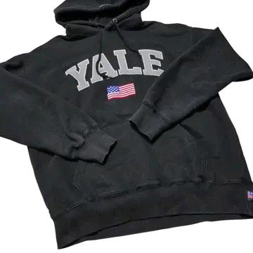 YALE 예일 성조기 빈티지 후드 티셔츠 3