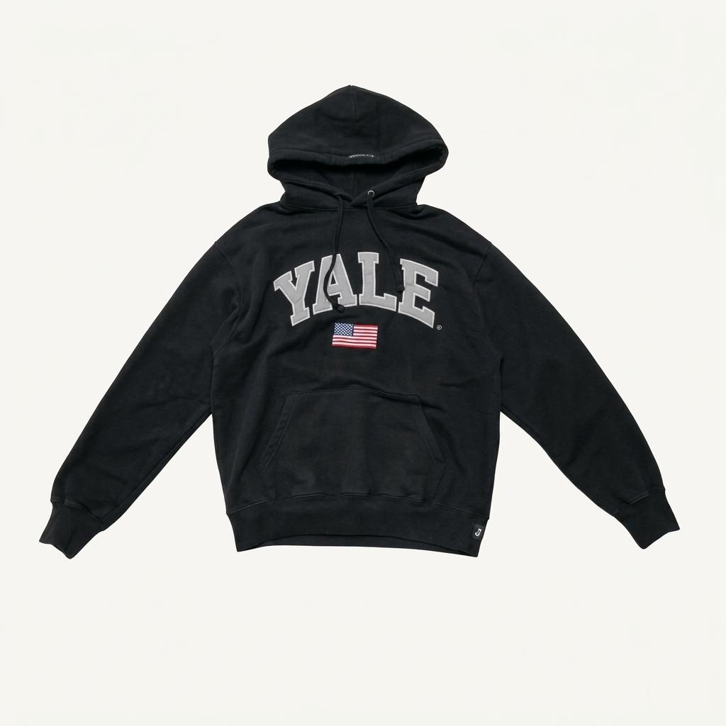 YALE 예일 성조기 빈티지 후드 티셔츠 1