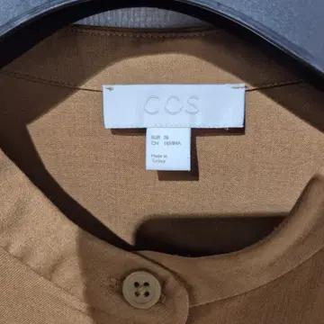 코스 카키 브라운 롱 셔츠 원피스 3