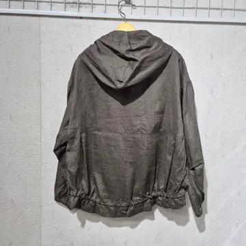 후드 린넨 야상 점퍼 7
