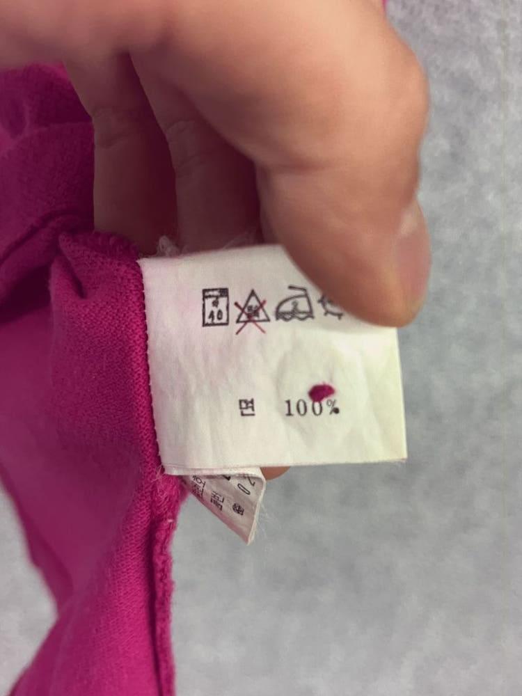 라코스테 핑크 로고 카라 민소매 90 11