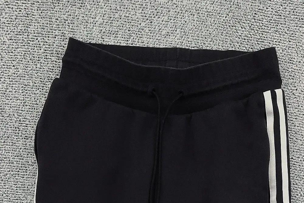 아디다스 블랙 불꽃 삼선 조거팬츠 XS 5