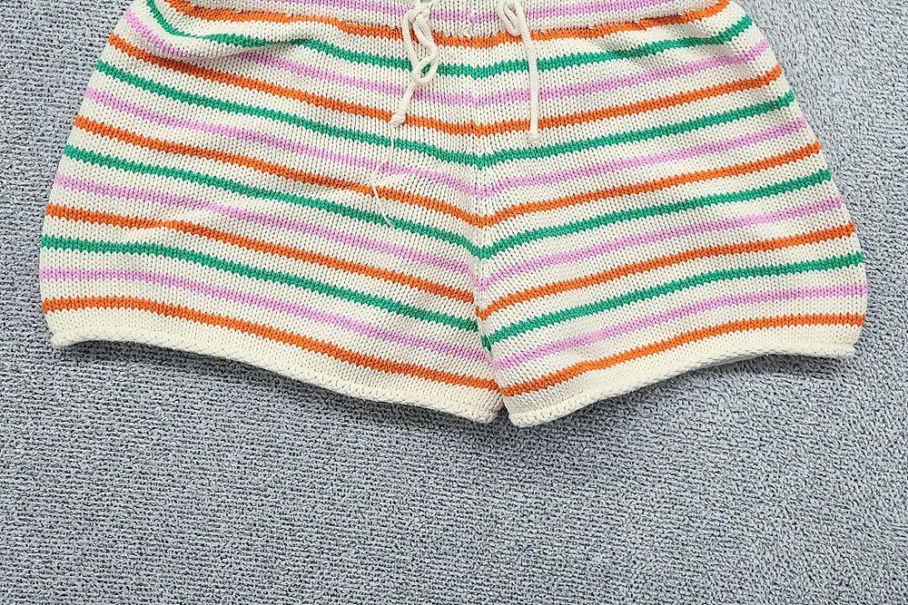 자라 스트라이프 다채색 반바지 L 6