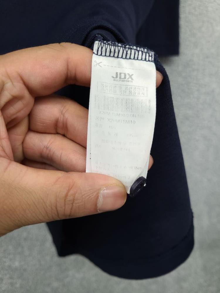 JDX 네이비 골프 기능성 반팔 카라티 105 10
