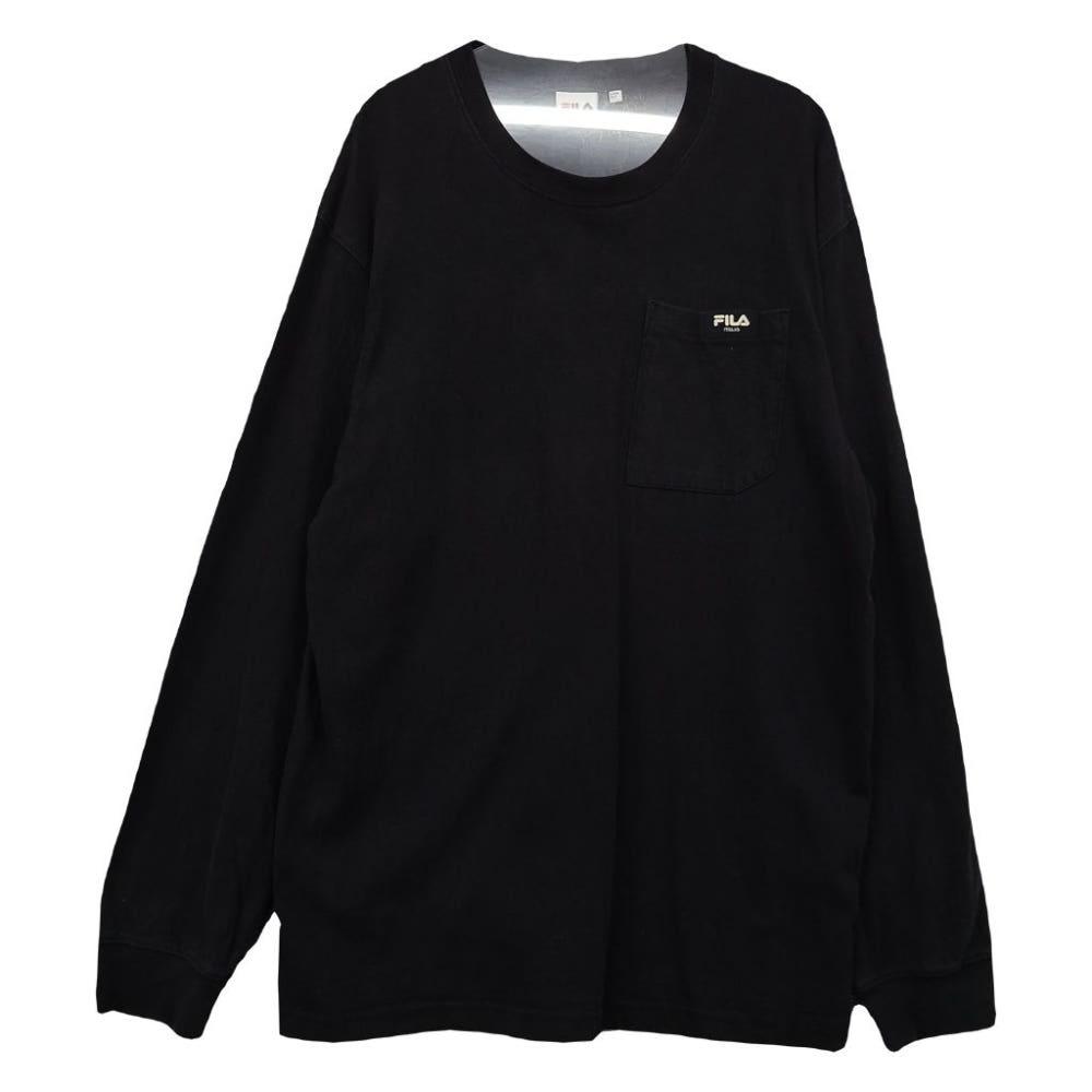 휠라 블랙 긴팔티 MEDIUM 3