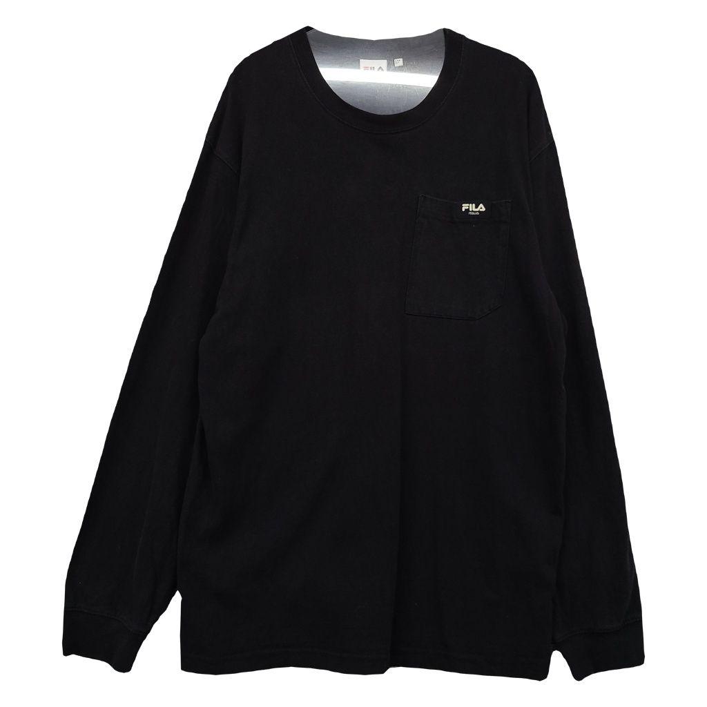 휠라 블랙 긴팔티 MEDIUM 2
