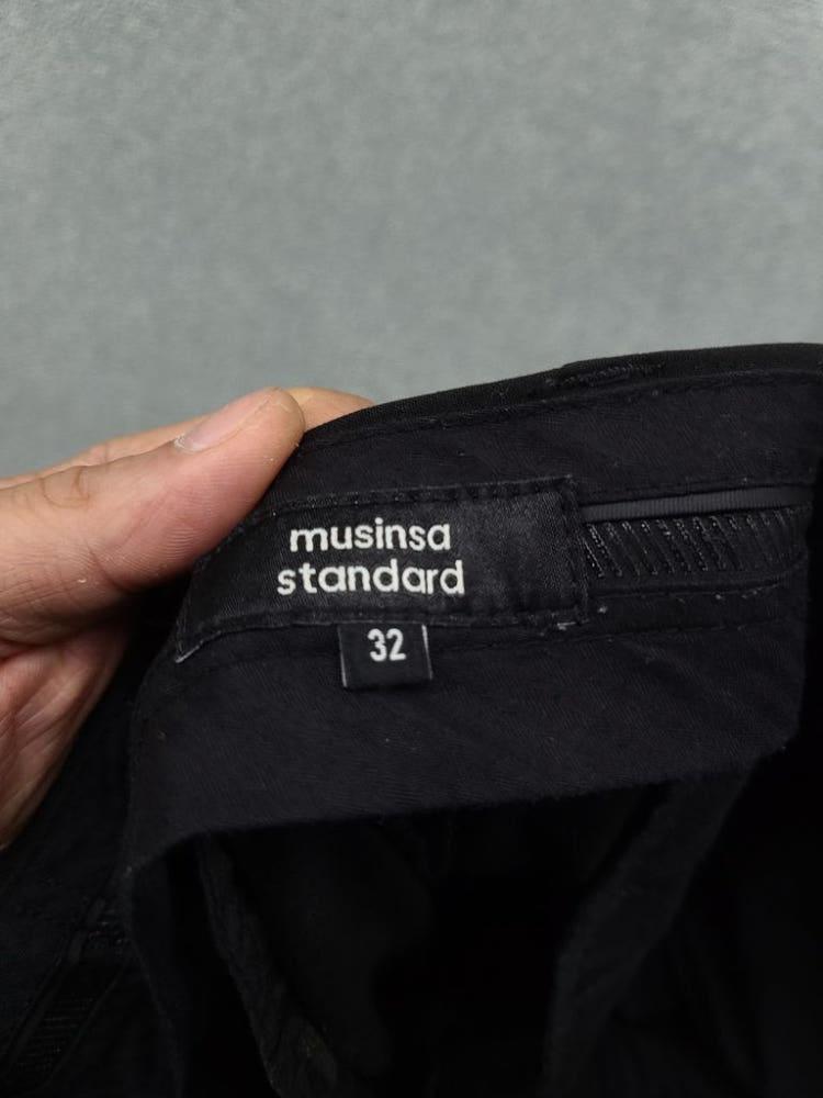 무신사스탠다드 블랙 슬랙스 32 8