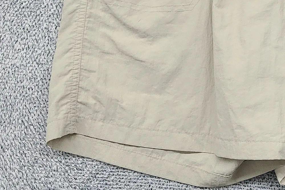 코드그라피 베이지 나일론 반바지 XL 8