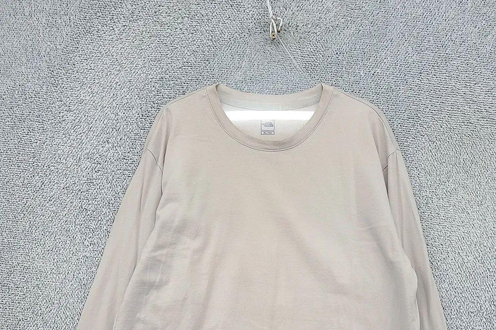 노스페이스 프린팅 베이지 긴팔티 XL/105 5