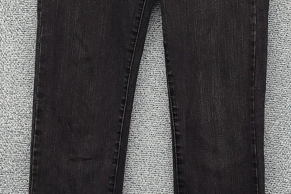 게스 흑청 일자핏 청바지 27 6
