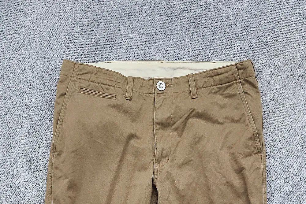 유니클로 카키 캐주얼 면바지 85cm 5