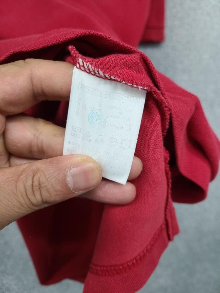 라코스테 레드 로고 남자 반팔 카라티 95 9