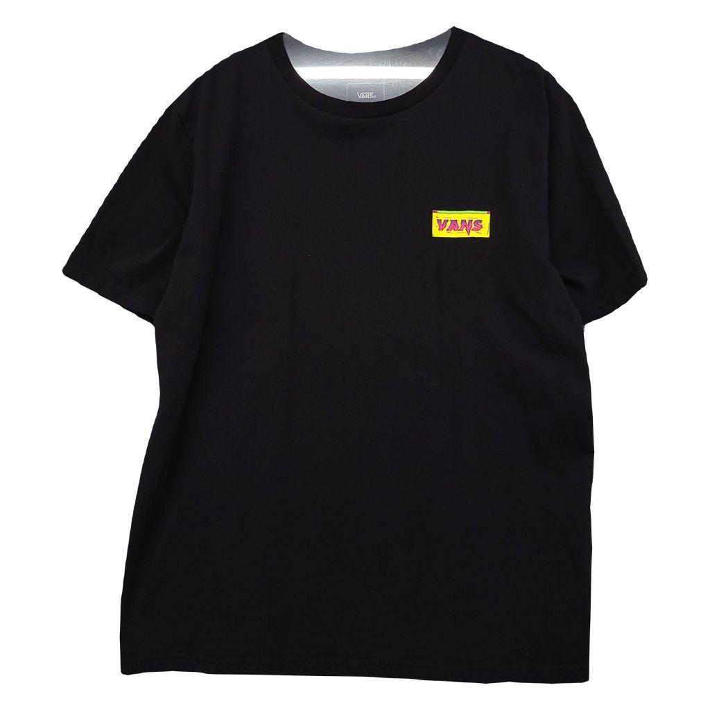 반스 블랙 로고 반팔티 MEDIUM 2