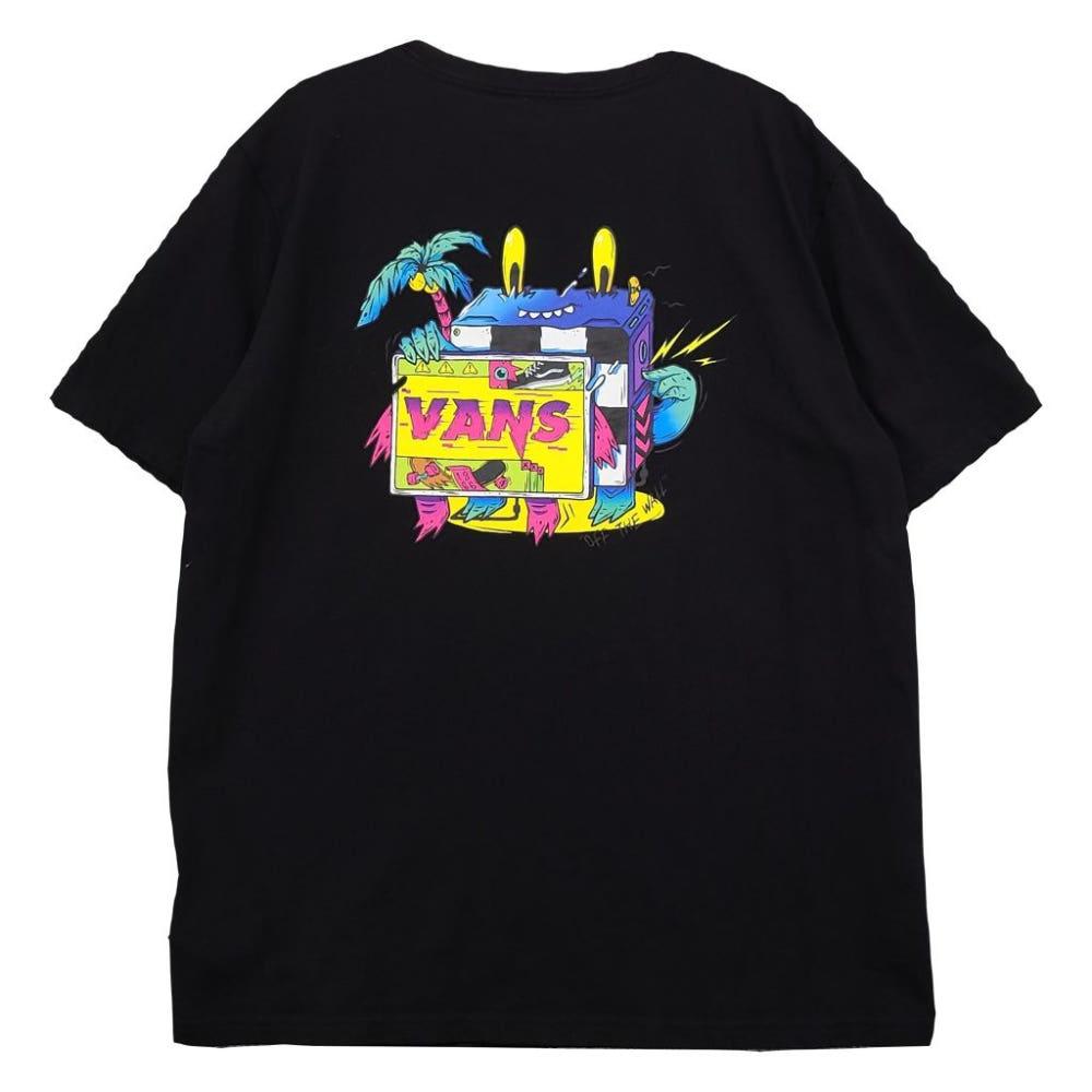 반스 블랙 로고 반팔티 MEDIUM 4