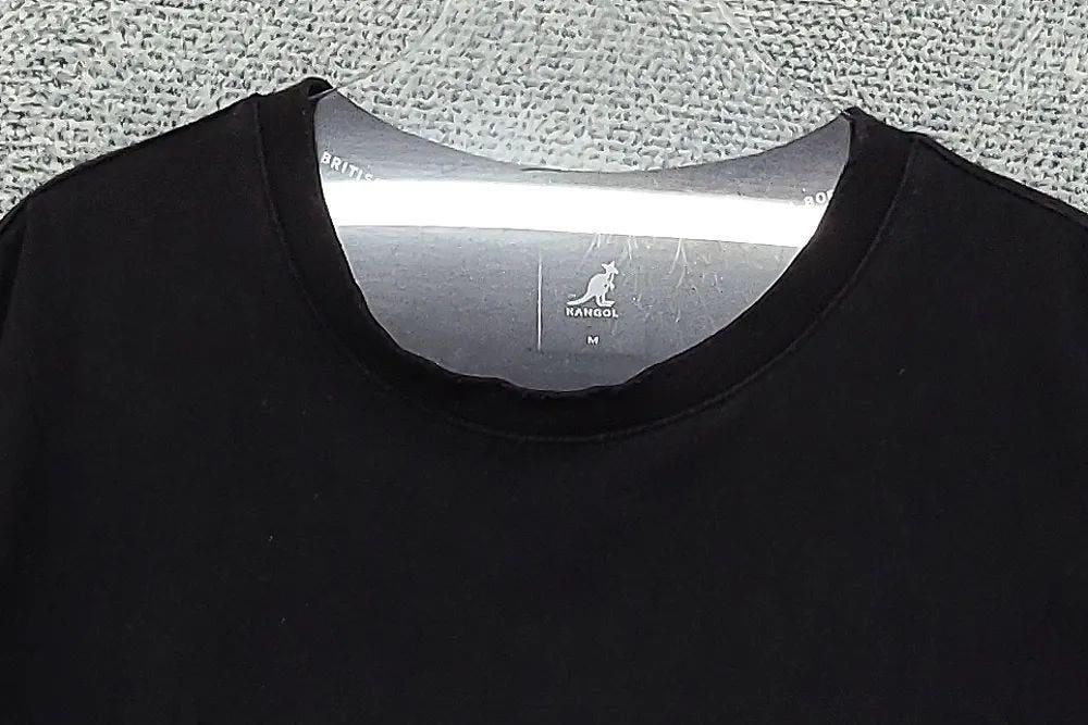 캉골 블랙 로고 반팔티 M 7