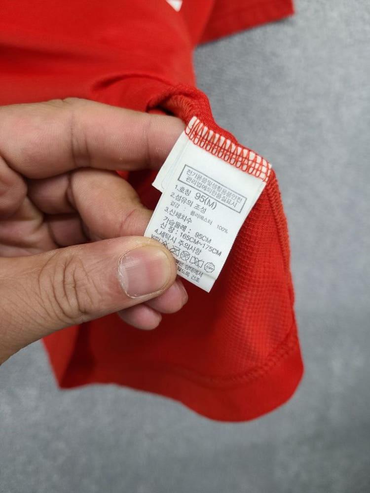 노스페이스 프린팅 레드 기능성 트레이닝 반팔티 M/95 10