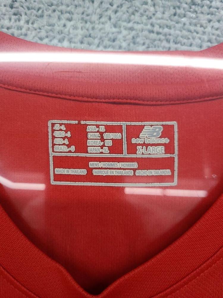 뉴발란스 레드 트레이닝 기능성 반팔티 XL 9