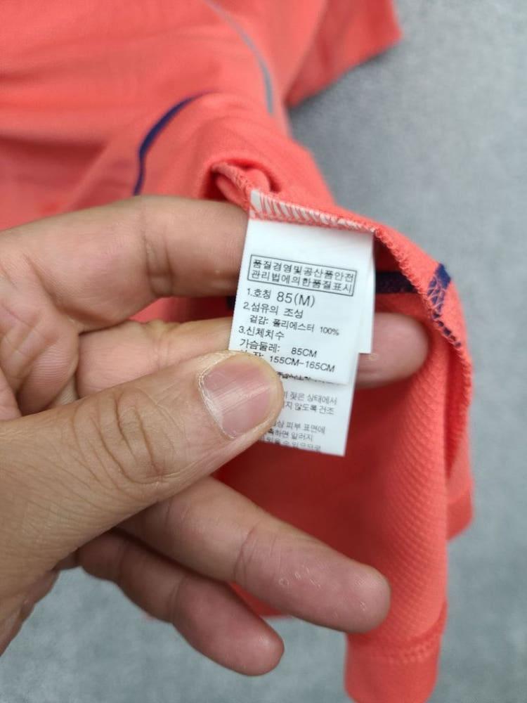 노스페이스 코랄 등산 기능성 반집업 반팔티 M/85 10