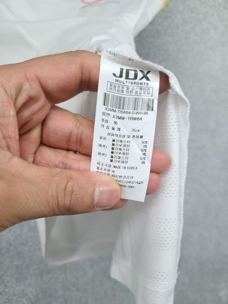 JDX 프린팅 화이트 골프 민소매 나시 95 10