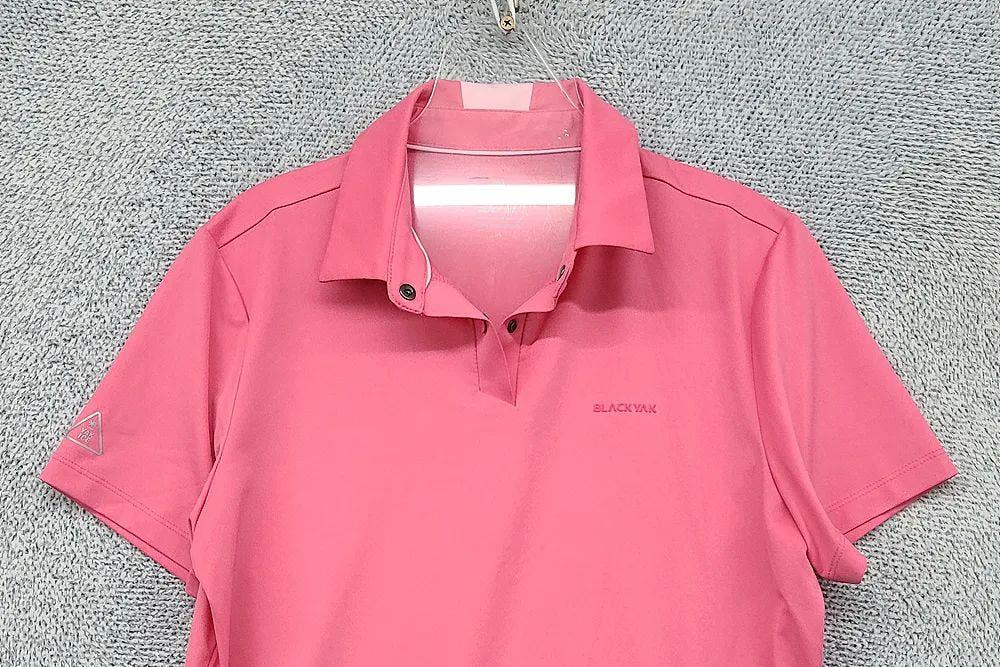 블랙야크 핑크 골프 반팔 카라티 95cm 5
