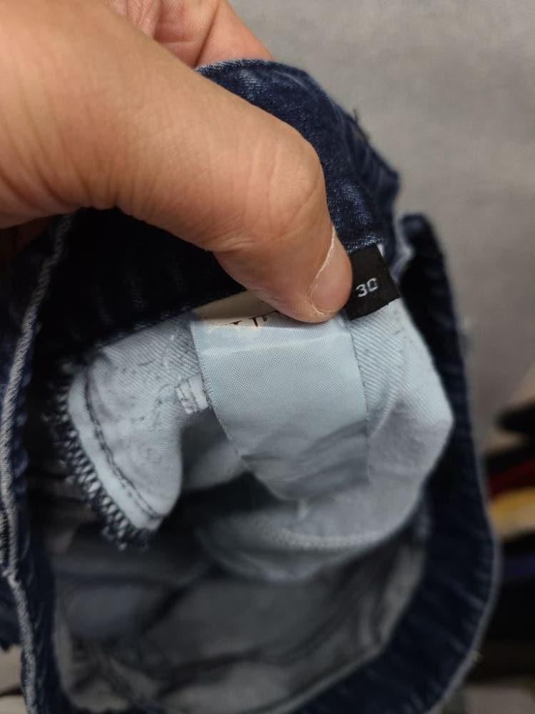게스 삼각 로고 워싱 캐주얼 청바지 30 10