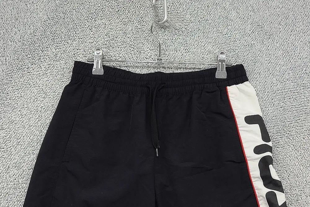 휠라 프린팅 블랙 반바지 X-SMALL 5