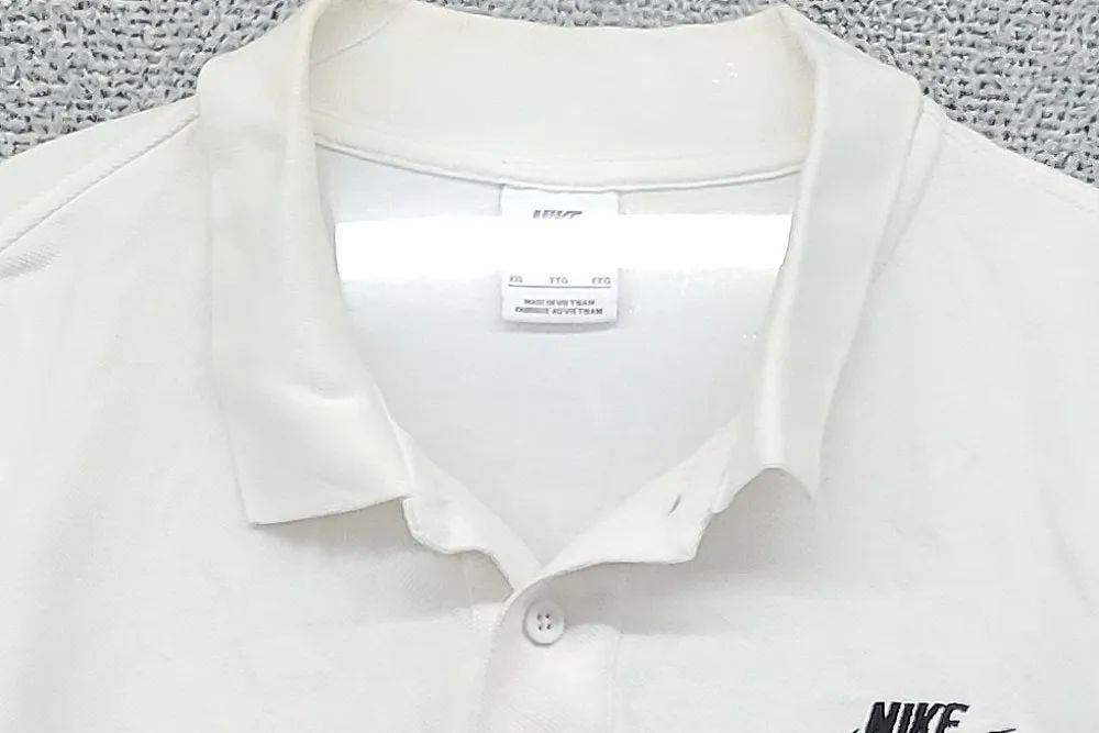 나이키 화이트 로고 반팔 카라티 XXL 7