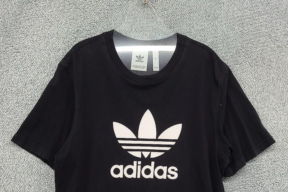 아디다스 프린팅 블랙 반팔티 XL 5