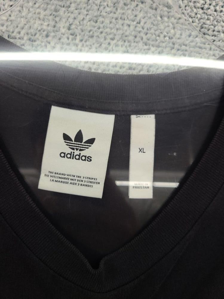 아디다스 프린팅 블랙 반팔티 XL 9