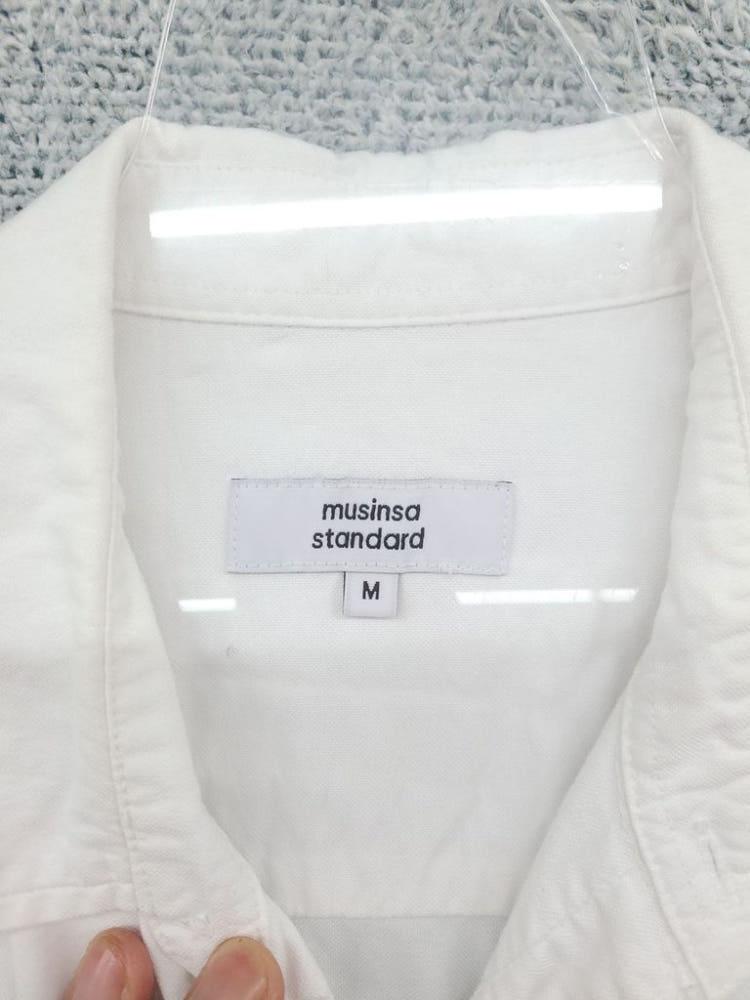 무신사스탠다드 화이트 오버핏 셔츠 M 9