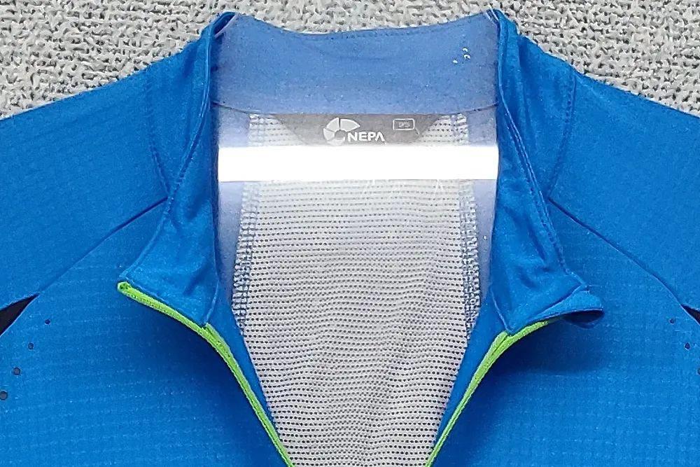 네파 블루 기능성 반집업 등산 반팔티 95 (M) 7