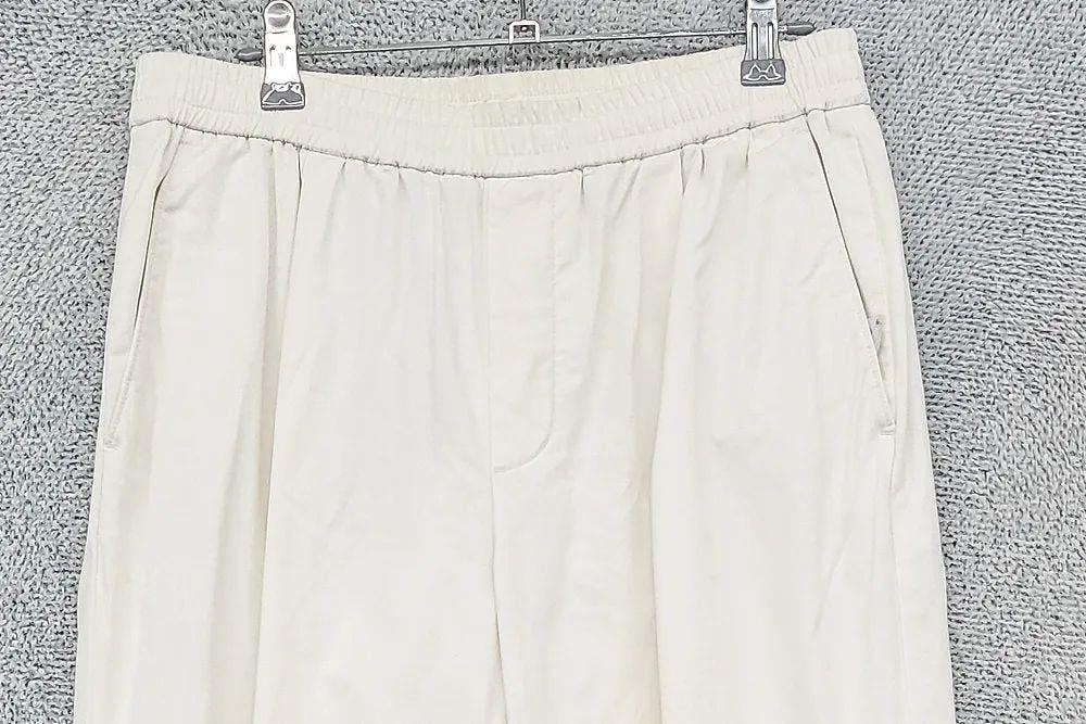 리 화이트 캐주얼 바지 L 5