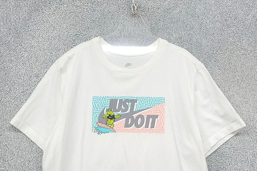 나이키 프린팅 화이트 반팔티 XXL 5