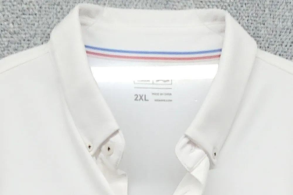 아디다스 화이트 기능성 반팔 카라티 2XL 7