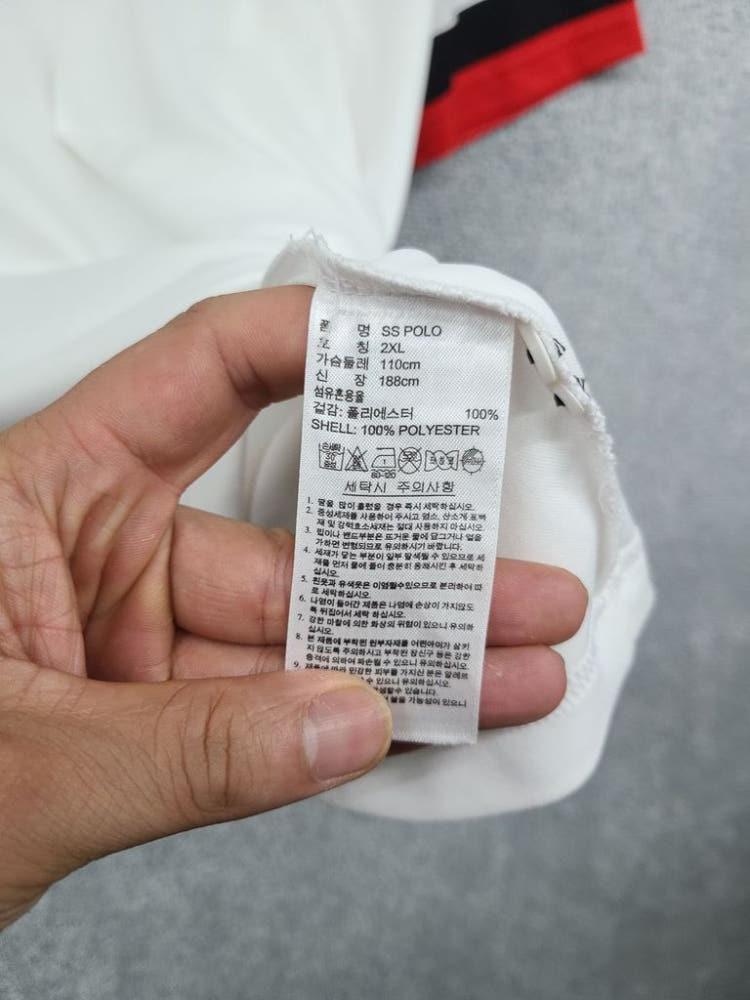 아디다스 화이트 기능성 반팔 카라티 2XL 10
