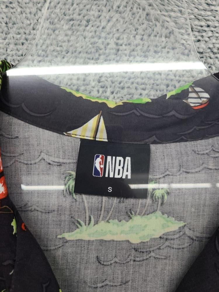 엔비에이 블랙 하와이안 셔츠 S 9