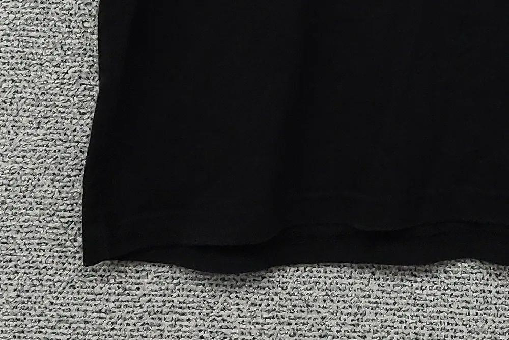 예일 프린팅 블랙 반팔티 XL 9
