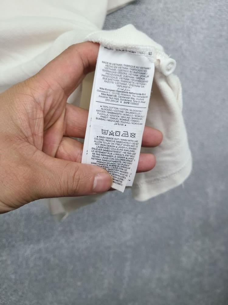 나이키 베이지 로고 반팔 카라티 L 10