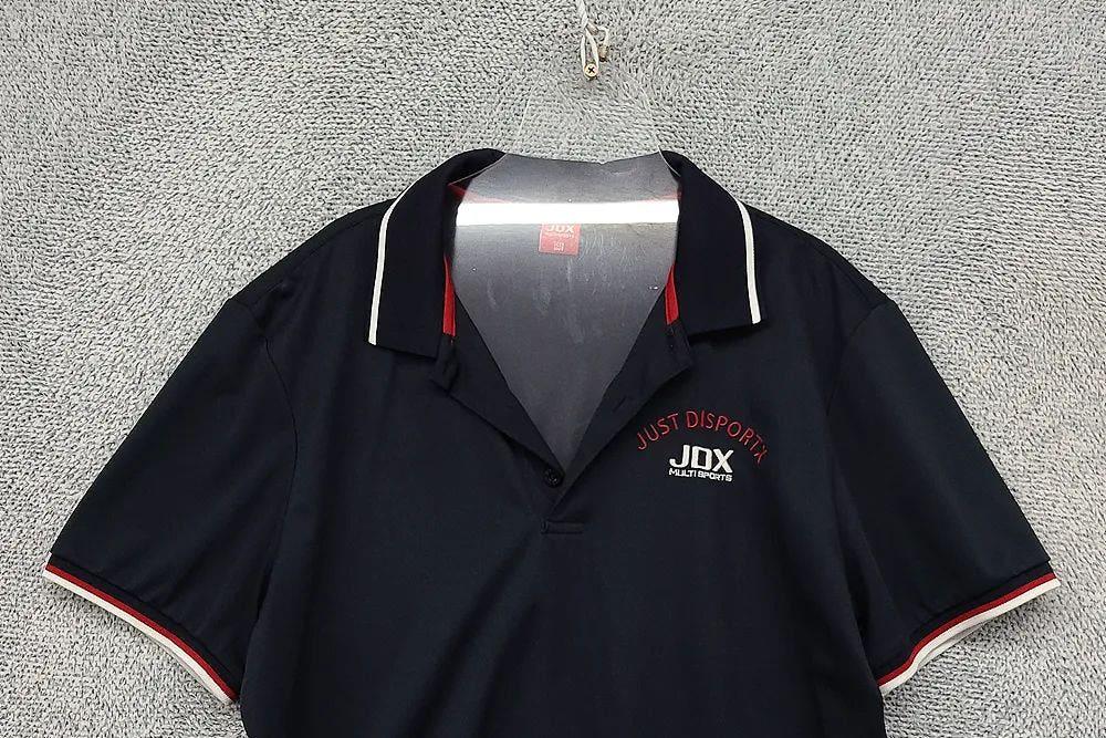 JDX 블랙 골프 기능성 반팔 카라티 100 5