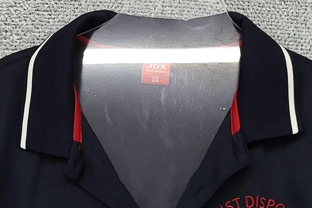 JDX 블랙 골프 기능성 반팔 카라티 100 7